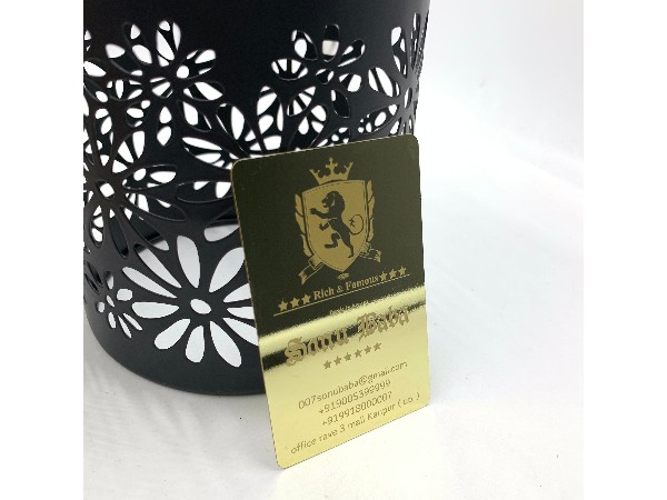 纯金属名片选择优质的企业生产制作很关键